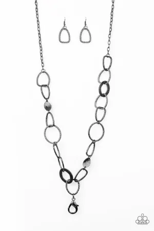 Paparazzi Necklace ~ Metro Nouveau - Black