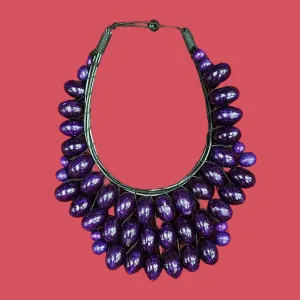 Regal Amethyst Cascade Necklace