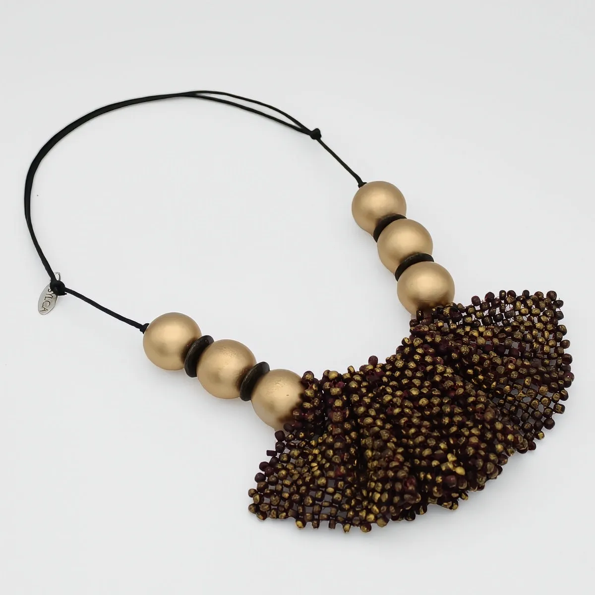 Regal Plum Pendant Necklace
