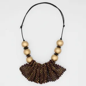 Regal Plum Pendant Necklace