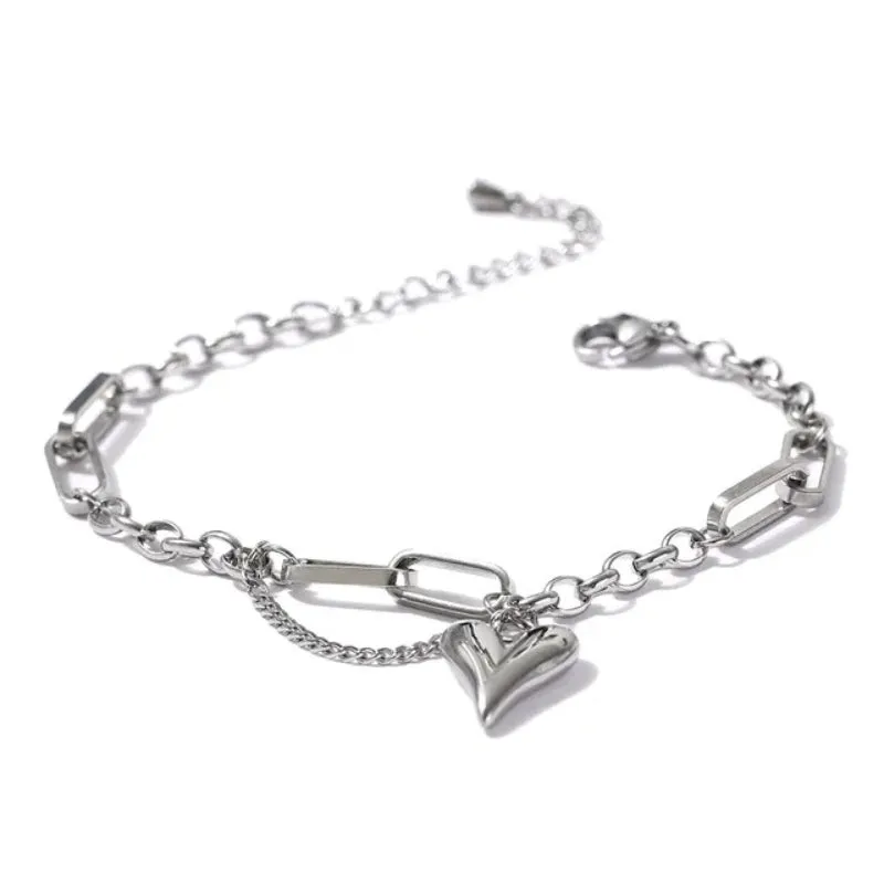 Romantic Heart Pendant Necklace for Women