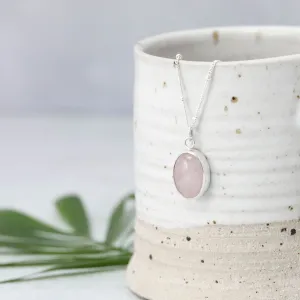Rose Quartz Gemstone Necklace