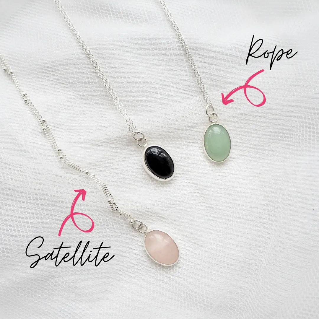 Rose Quartz Gemstone Necklace