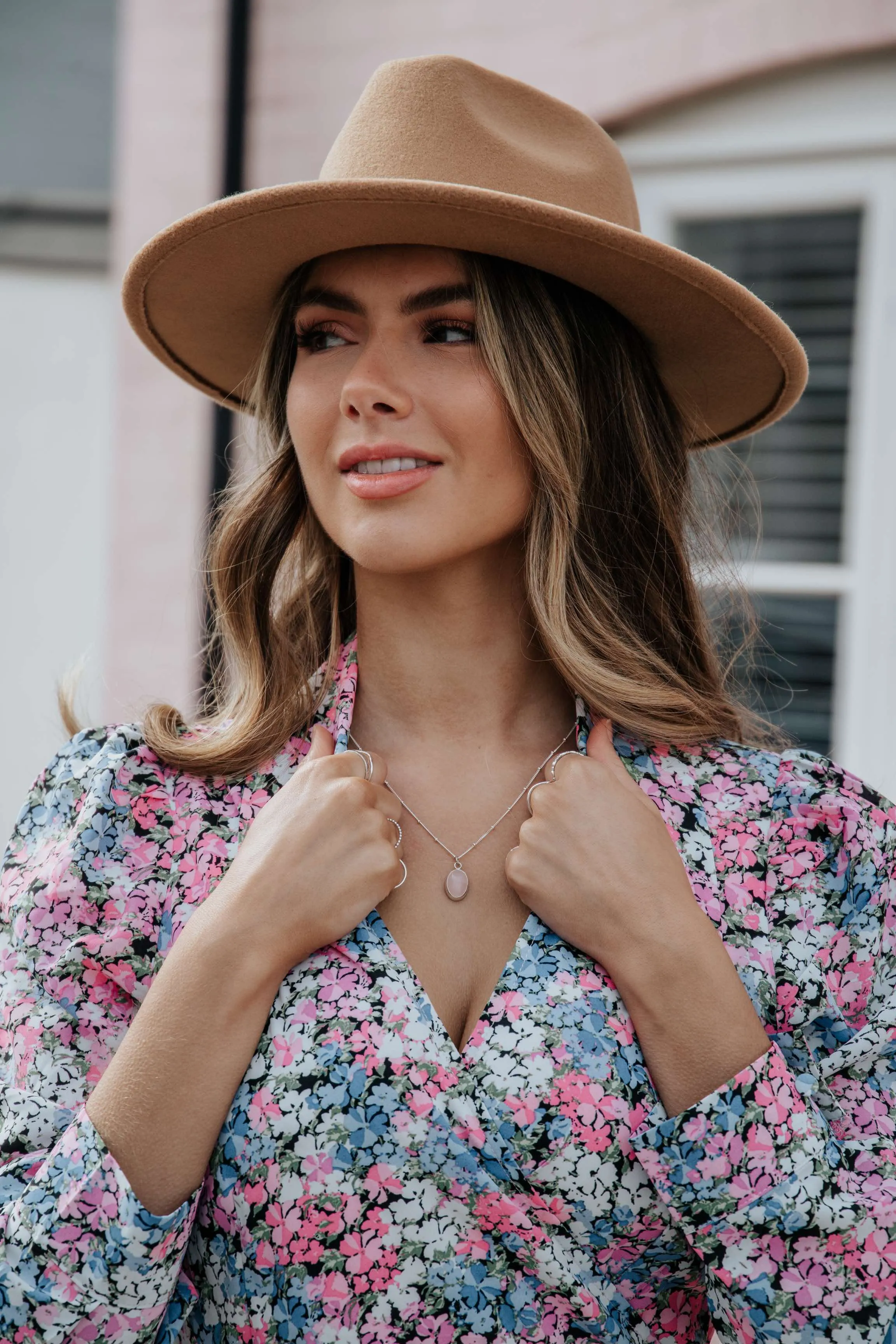 Rose Quartz Gemstone Necklace