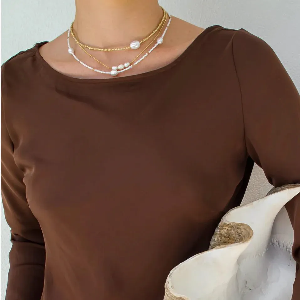 Salty Safari - Necklace - Choker - Anni - Snow