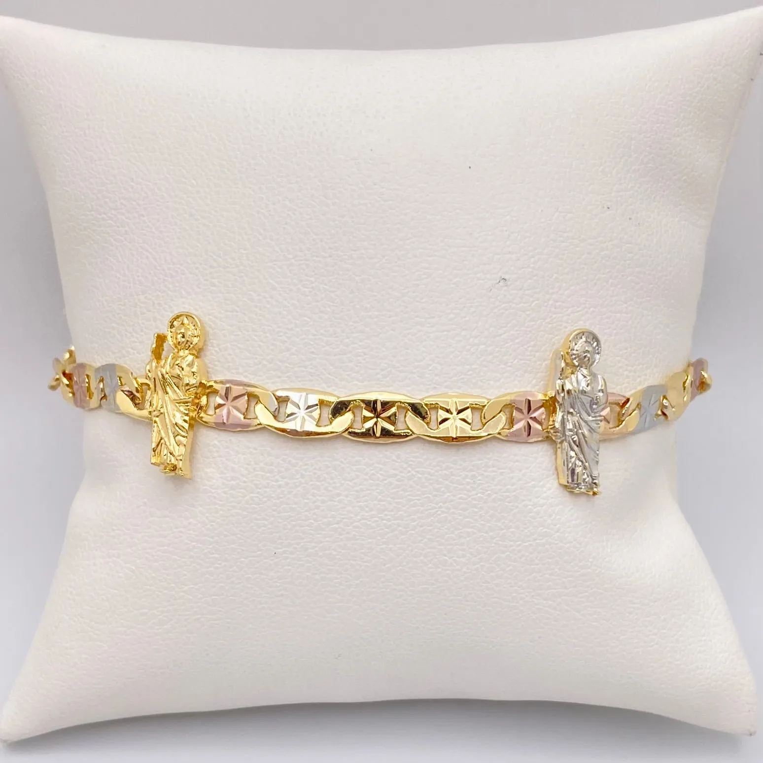 San Judas Bracelet Three Tone 04