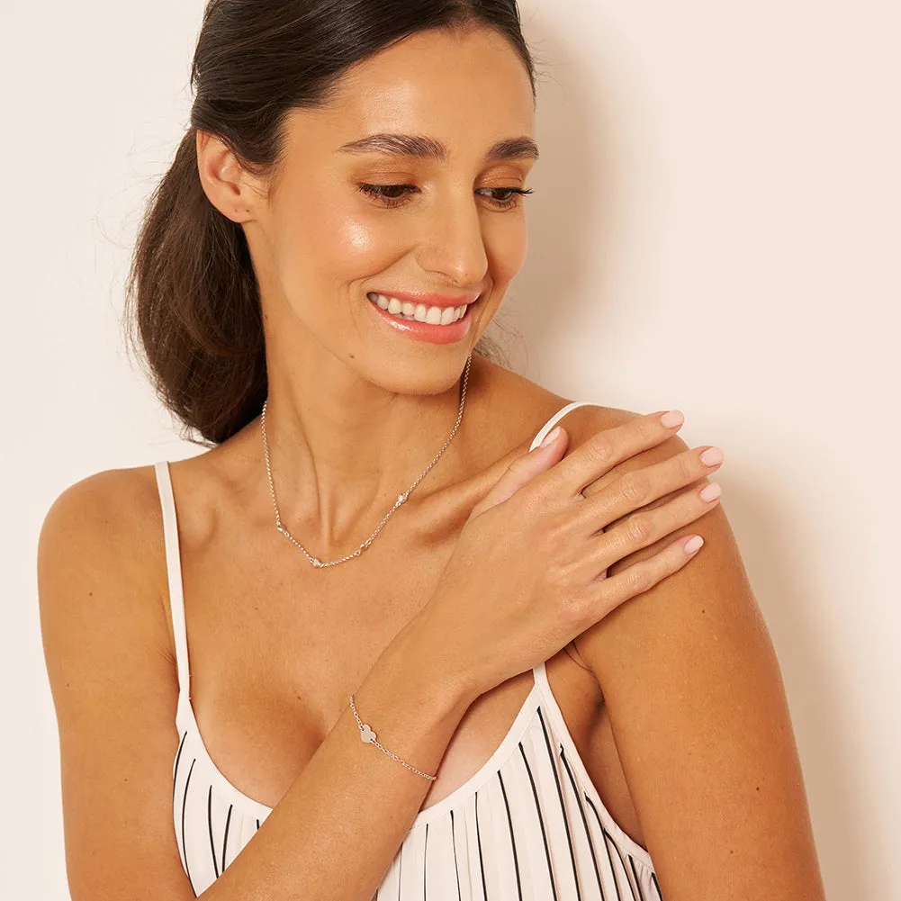 Satellite Heart Women's Necklace - Sterling Silver