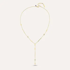 Short Pearl Layering Lariette Necklace
