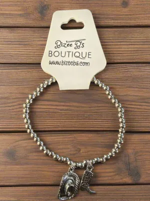 Silver Cowgirl Bracelet