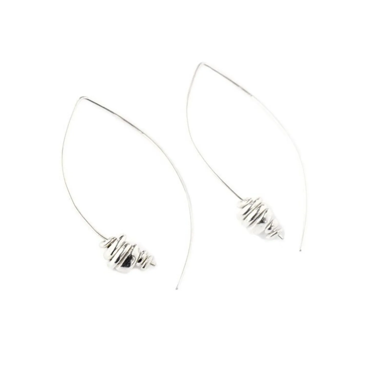 Six Babies on Long Hook Earrings