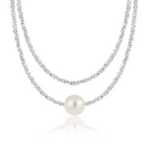 Stackable Shell Pearl Necklace