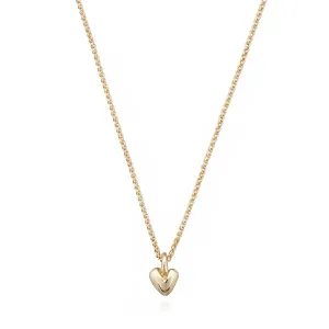 Sweetheart Solid Gold Necklace