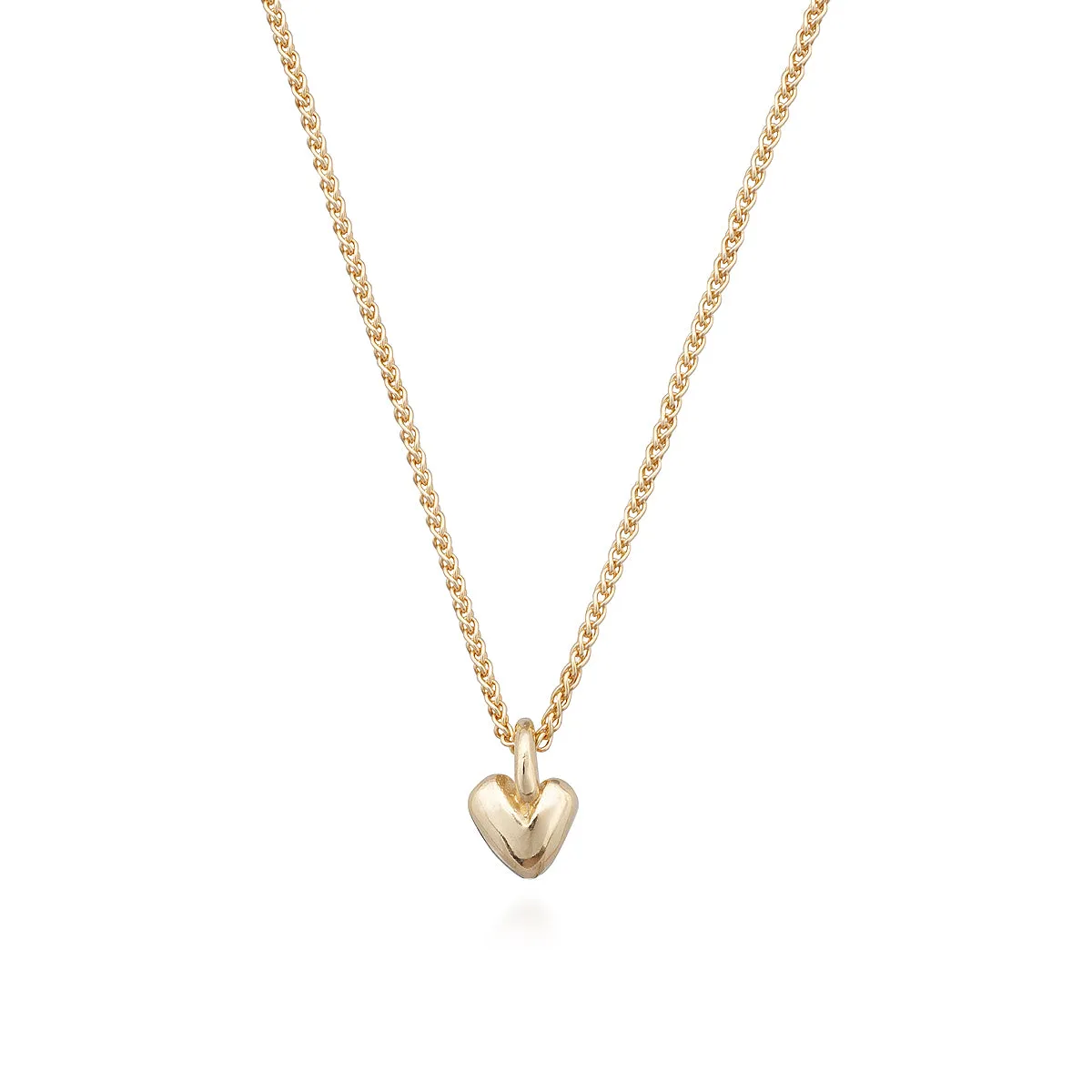 Sweetheart Solid Gold Necklace