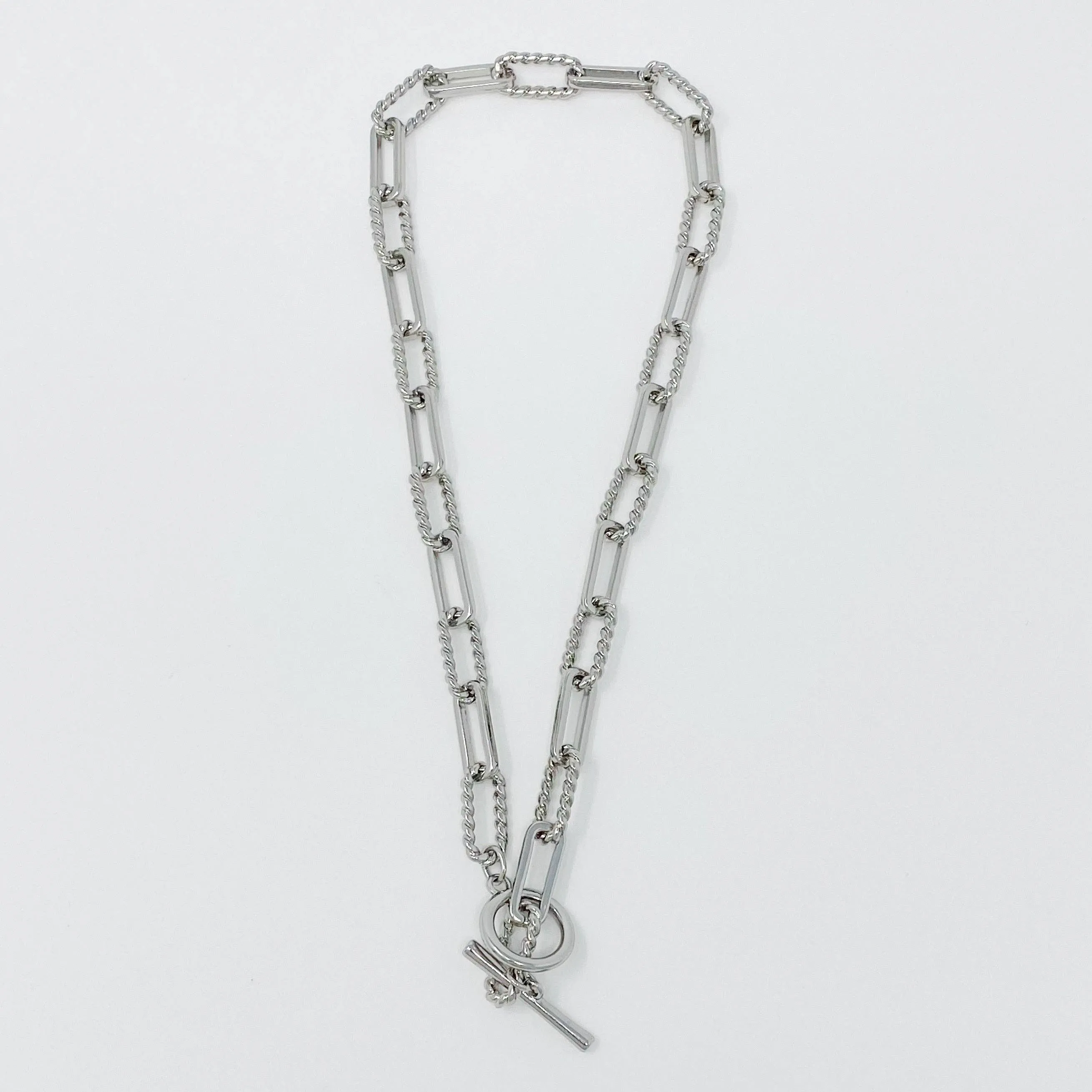 Toggle Chain Gold-Plated Link Necklace