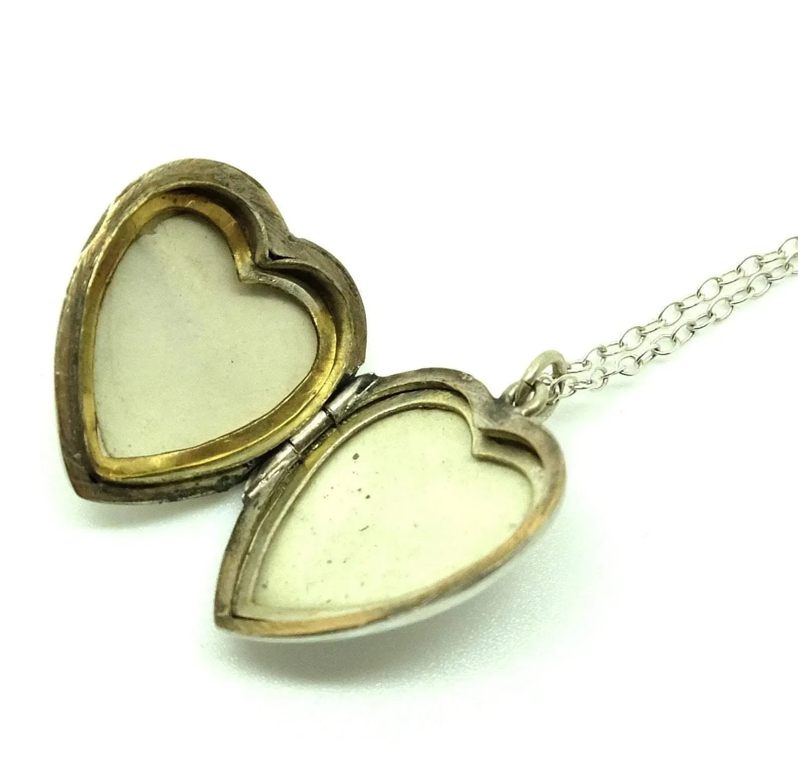 Victorian Antique Silver Heart Locket