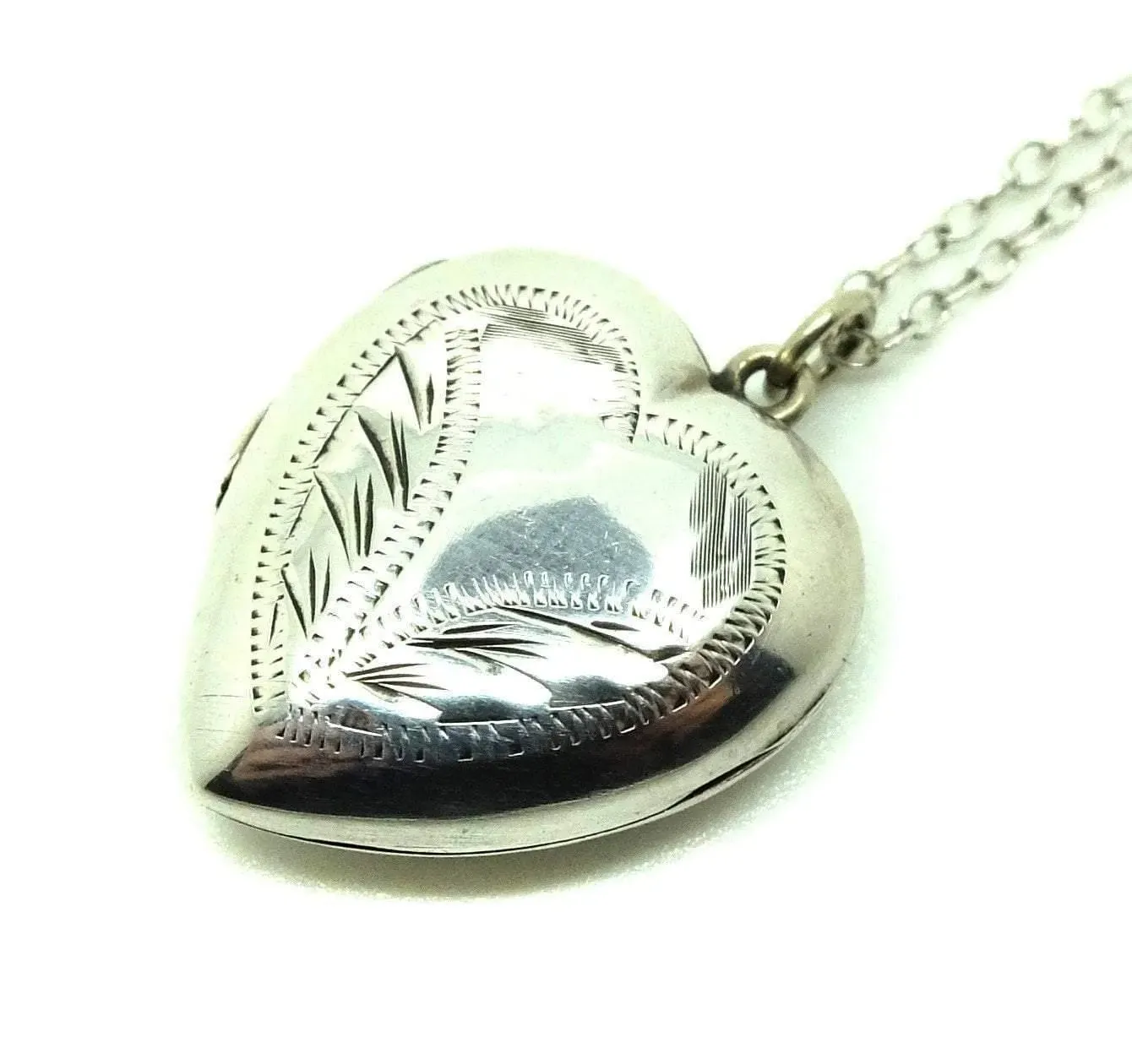 Victorian Antique Silver Heart Locket