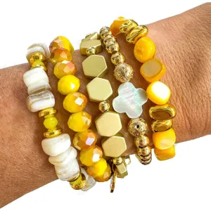 Yellow Bracelet Stack