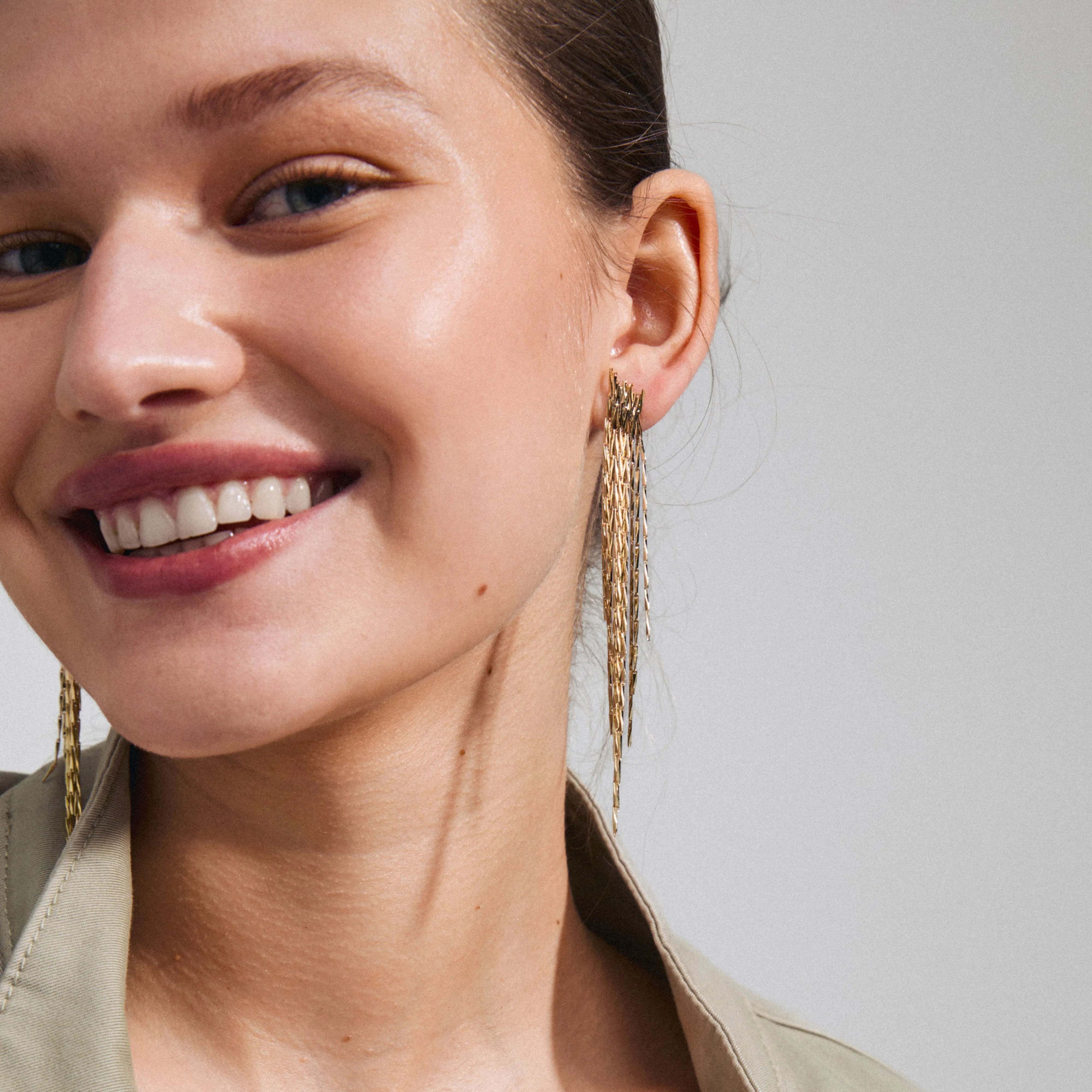 ZENOBIA earrings gold-plated